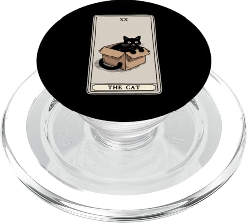 The Cat Tarotkarte Mystic Cat In Box Lustige Katze PopSockets PopGrip für MagSafe The Cat Tarotkarte Mystic Cat In Box Lustige Katze PopSockets PopGrip für MagSafe von Cat Tarot Card Designs