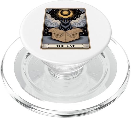 The Cat Tarotkarte Mystic Cat In Box Lustige Katze PopSockets PopGrip für MagSafe The Cat Tarotkarte Mystic Cat In Box Lustige Katze PopSockets PopGrip für MagSafe von Cat Tarot Card Designs