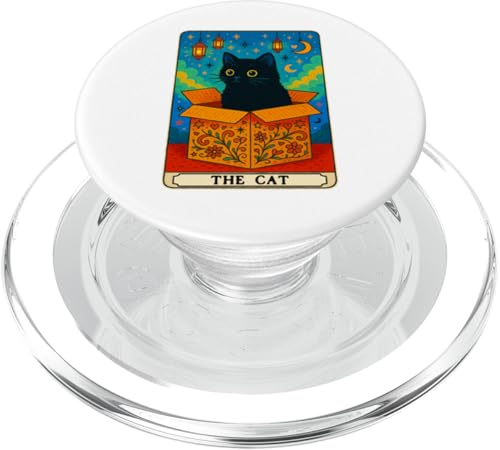 The Cat Tarotkarte Mystic Cat In Box Lustige Katze PopSockets PopGrip für MagSafe The Cat Tarotkarte Mystic Cat In Box Lustige Katze PopSockets PopGrip für MagSafe von Cat Tarot Card Designs