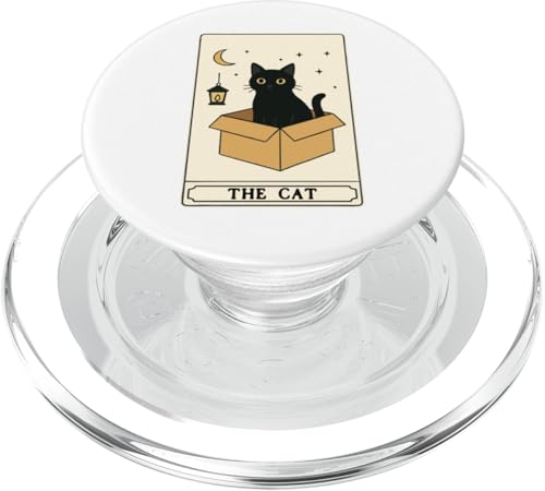The Cat Tarotkarte Mystic Cat In Box Lustige Katze PopSockets PopGrip für MagSafe The Cat Tarotkarte Mystic Cat In Box Lustige Katze PopSockets PopGrip für MagSafe von Cat Tarot Card Designs