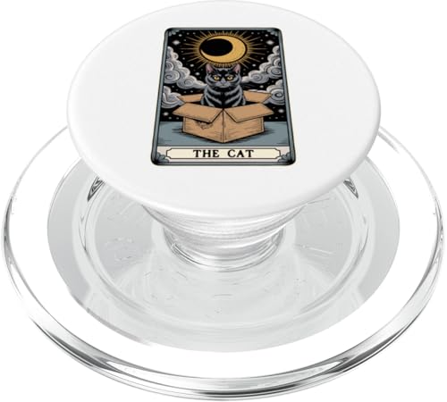 The Cat Tarotkarte Mystic Cat In Box Lustige Katze PopSockets PopGrip für MagSafe The Cat Tarotkarte Mystic Cat In Box Lustige Katze PopSockets PopGrip für MagSafe von Cat Tarot Card Designs