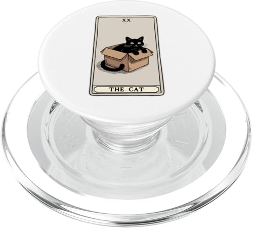 The Cat Tarotkarte Mystic Cat In Box Lustige Katze PopSockets PopGrip für MagSafe The Cat Tarotkarte Mystic Cat In Box Lustige Katze PopSockets PopGrip für MagSafe von Cat Tarot Card Designs