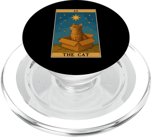 The Cat Tarotkarte Mystic Cat In Box Lustige Katze PopSockets PopGrip für MagSafe The Cat Tarotkarte Mystic Cat In Box Lustige Katze PopSockets PopGrip für MagSafe von Cat Tarot Card Designs