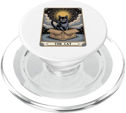 The Cat Tarotkarte Mystic Cat In Box Lustige Katze PopSockets PopGrip für MagSafe The Cat Tarotkarte Mystic Cat In Box Lustige Katze PopSockets PopGrip für MagSafe von Cat Tarot Card Designs
