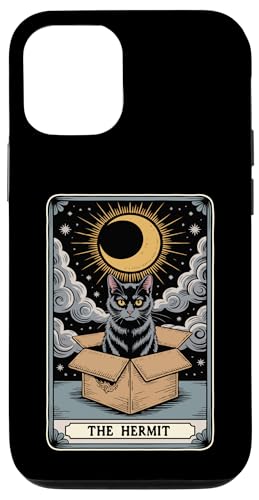 The Hermit Tarotkarte Katze in Box Mystic Funny Cat Hülle für iPhone 12/12 Pro The Hermit Tarotkarte Katze in Box Mystic Funny Cat Hülle für iPhone 12/12 Pro von Cat Tarot Card Designs