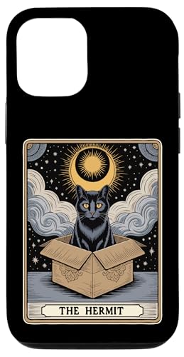 The Hermit Tarotkarte Katze in Box Mystic Funny Cat Hülle für iPhone 12/12 Pro The Hermit Tarotkarte Katze in Box Mystic Funny Cat Hülle für iPhone 12/12 Pro von Cat Tarot Card Designs