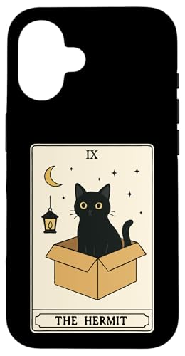 The Hermit Tarotkarte Katze in Box Mystic Funny Cat Hülle für iPhone 16 The Hermit Tarotkarte Katze in Box Mystic Funny Cat Hülle für iPhone 16 von Cat Tarot Card Designs