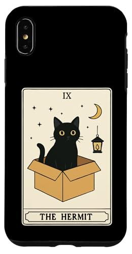 The Hermit Tarotkarte Katze in Box Mystic Funny Cat Hülle für iPhone XS Max The Hermit Tarotkarte Katze in Box Mystic Funny Cat Hülle für iPhone XS Max von Cat Tarot Card Designs