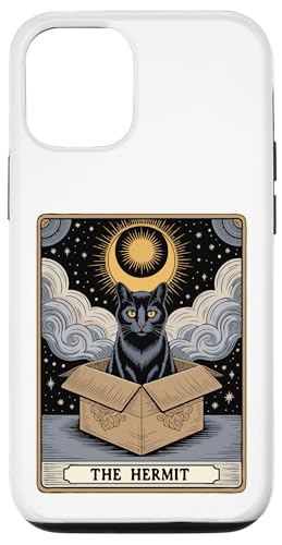 The Hermit Tarotkarte Mystic Cat In Box Lustige Katze Hülle für iPhone 12/12 Pro The Hermit Tarotkarte Mystic Cat In Box Lustige Katze Hülle für iPhone 12/12 Pro von Cat Tarot Card Designs