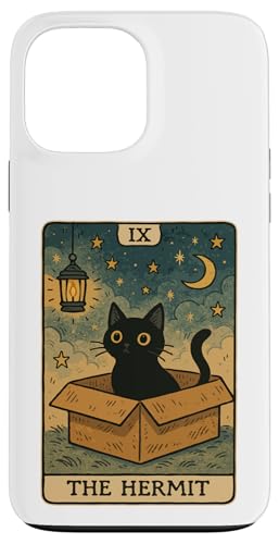 The Hermit Tarotkarte Mystic Cat In Box Lustige Katze Hülle für iPhone 13 Pro Max The Hermit Tarotkarte Mystic Cat In Box Lustige Katze Hülle für iPhone 13 Pro Max von Cat Tarot Card Designs