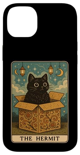 The Hermit Tarotkarte Mystic Cat In Box Lustige Katze Hülle für iPhone 14 Plus The Hermit Tarotkarte Mystic Cat In Box Lustige Katze Hülle für iPhone 14 Plus von Cat Tarot Card Designs