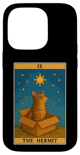 The Hermit Tarotkarte Mystic Cat In Box Lustige Katze Hülle für iPhone 14 Pro The Hermit Tarotkarte Mystic Cat In Box Lustige Katze Hülle für iPhone 14 Pro von Cat Tarot Card Designs