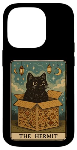 The Hermit Tarotkarte Mystic Cat In Box Lustige Katze Hülle für iPhone 14 Pro The Hermit Tarotkarte Mystic Cat In Box Lustige Katze Hülle für iPhone 14 Pro von Cat Tarot Card Designs