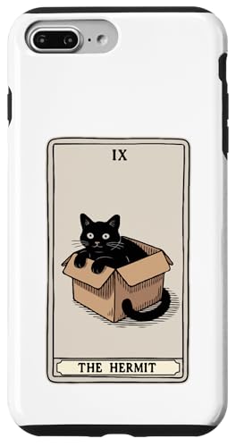 The Hermit Tarotkarte Mystic Cat In Box Lustige Katze Hülle für iPhone 7 Plus/8 Plus The Hermit Tarotkarte Mystic Cat In Box Lustige Katze Hülle für iPhone 7 Plus/8 Plus von Cat Tarot Card Designs