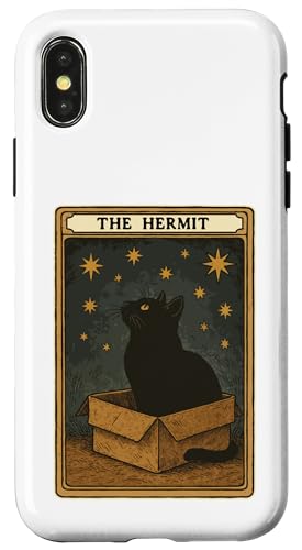 The Hermit Tarotkarte Mystic Cat In Box Lustige Katze Hülle für iPhone X/XS The Hermit Tarotkarte Mystic Cat In Box Lustige Katze Hülle für iPhone X/XS von Cat Tarot Card Designs