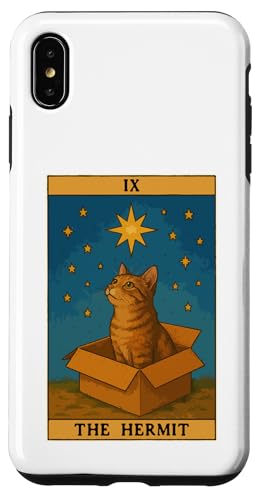 The Hermit Tarotkarte Mystic Cat In Box Lustige Katze Hülle für iPhone XS Max The Hermit Tarotkarte Mystic Cat In Box Lustige Katze Hülle für iPhone XS Max von Cat Tarot Card Designs