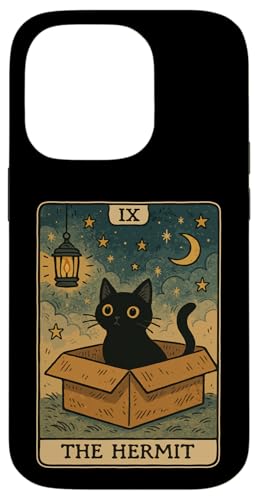 The Hermit Tarotkarte für Katzenliebhaber, lustige Katze Hülle für iPhone 14 Pro The Hermit Tarotkarte für Katzenliebhaber, lustige Katze Hülle für iPhone 14 Pro von Cat Tarot Card Designs