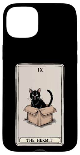 The Hermit Tarotkarte für Katzenliebhaber, lustige Katze Hülle für iPhone 15 Plus The Hermit Tarotkarte für Katzenliebhaber, lustige Katze Hülle für iPhone 15 Plus von Cat Tarot Card Designs