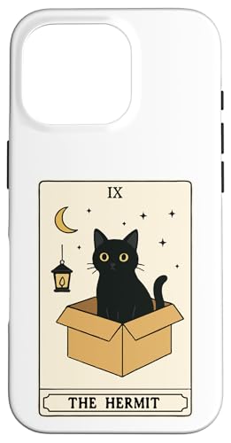 The Hermit Tarotkarte für Katzenliebhaber, lustige Katze Hülle für iPhone 16 Pro The Hermit Tarotkarte für Katzenliebhaber, lustige Katze Hülle für iPhone 16 Pro von Cat Tarot Card Designs