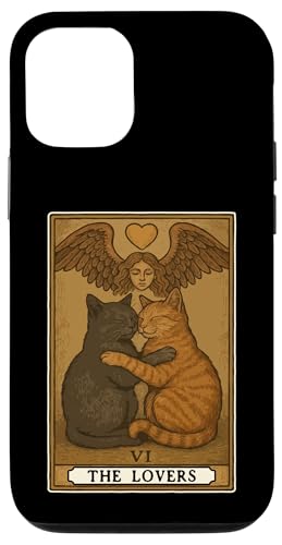 The Lovers Tarotkarte Mystic Cat In Box Lustige Katze Hülle für iPhone 12/12 Pro The Lovers Tarotkarte Mystic Cat In Box Lustige Katze Hülle für iPhone 12/12 Pro von Cat Tarot Card Designs