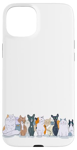 Cat Doodles Cartoon Zeichnung Illustration Katze Papa Katze Mama Hülle für iPhone 15 Plus Cat Doodles Cartoon Zeichnung Illustration Katze Papa Katze Mama Hülle für iPhone 15 Plus von Cat Tees NYC