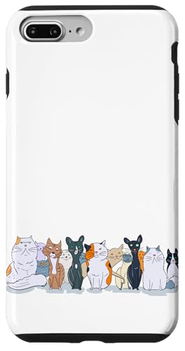 Cat Doodles Cartoon Zeichnung Illustration Katze Papa Katze Mama Hülle für iPhone 7 Plus/8 Plus Cat Doodles Cartoon Zeichnung Illustration Katze Papa Katze Mama Hülle für iPhone 7 Plus/8 Plus von Cat Tees NYC