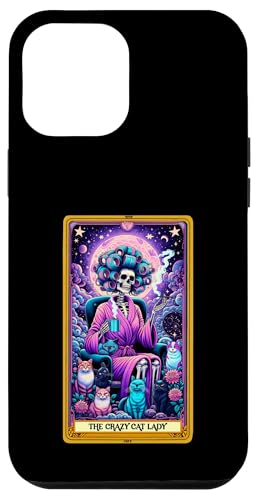 Crazy Cat Lady Tarotkarte Katze Mama Muttertag Katzen Hülle für iPhone 12 Pro Max Crazy Cat Lady Tarotkarte Katze Mama Muttertag Katzen Hülle für iPhone 12 Pro Max von Cat Tees NYC