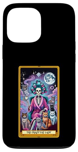 Crazy Cat Lady Tarotkarte Katze Mama Muttertag Katzen Hülle für iPhone 13 Pro Max Crazy Cat Lady Tarotkarte Katze Mama Muttertag Katzen Hülle für iPhone 13 Pro Max von Cat Tees NYC