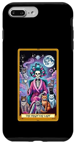 Crazy Cat Lady Tarotkarte Katze Mama Muttertag Katzen Hülle für iPhone 7 Plus/8 Plus Crazy Cat Lady Tarotkarte Katze Mama Muttertag Katzen Hülle für iPhone 7 Plus/8 Plus von Cat Tees NYC