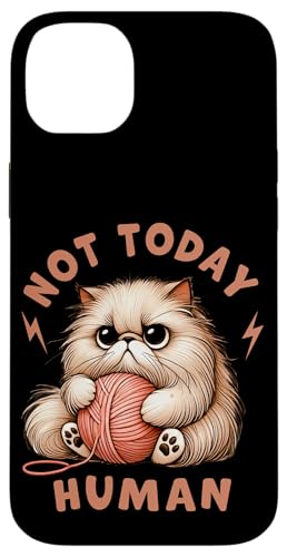 Nicht heute Menschenkatze, Mama, Katze, Papa, süße lustige Katze, Miau Hülle für iPhone 14 Plus Nicht heute Menschenkatze, Mama, Katze, Papa, süße lustige Katze, Miau Hülle für iPhone 14 Plus von Cat Tees NYC