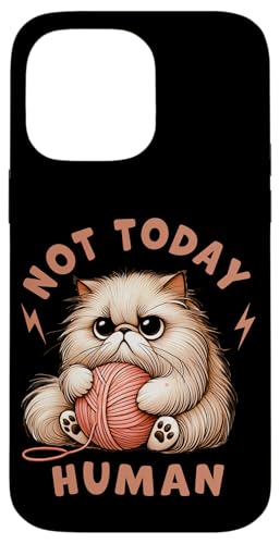 Nicht heute Menschenkatze, Mama, Katze, Papa, süße lustige Katze, Miau Hülle für iPhone 14 Pro Max Nicht heute Menschenkatze, Mama, Katze, Papa, süße lustige Katze, Miau Hülle für iPhone 14 Pro Max von Cat Tees NYC