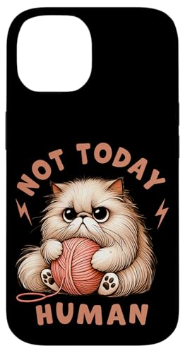 Nicht heute Menschenkatze, Mama, Katze, Papa, süße lustige Katze, Miau Hülle für iPhone 14 Nicht heute Menschenkatze, Mama, Katze, Papa, süße lustige Katze, Miau Hülle für iPhone 14 von Cat Tees NYC