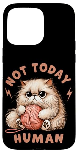 Nicht heute Menschenkatze, Mama, Katze, Papa, süße lustige Katze, Miau Hülle für iPhone 15 Pro Max Nicht heute Menschenkatze, Mama, Katze, Papa, süße lustige Katze, Miau Hülle für iPhone 15 Pro Max von Cat Tees NYC