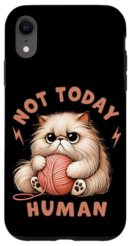 Nicht heute Menschenkatze, Mama, Katze, Papa, süße lustige Katze, Miau Hülle für iPhone XR Nicht heute Menschenkatze, Mama, Katze, Papa, süße lustige Katze, Miau Hülle für iPhone XR von Cat Tees NYC