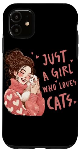 Nur ein Mädchen, das Katzen liebt Ragdoll Mama Cat Mama Mädchen Damen Hülle für iPhone 11 Nur ein Mädchen, das Katzen liebt Ragdoll Mama Cat Mama Mädchen Damen Hülle für iPhone 11 von Cat Tees NYC
