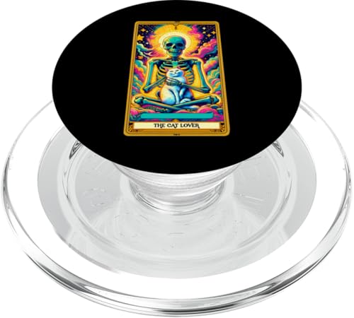 Tarotkarte für Katzenliebhaber, Katze, Mutter, Katze, Papa, Kätzchen, Kätzchen, Katze, Liebe PopSockets PopGrip für MagSafe Tarotkarte für Katzenliebhaber, Katze, Mutter, Katze, Papa, Kätzchen, Kätzchen, Katze, Liebe PopSockets PopGrip für MagSafe von Cat Tees NYC