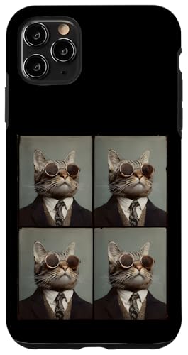Lustige Photobooth-Katze mit Sonnenbrille und Anzug Hülle für iPhone 11 Pro Max Lustige Photobooth-Katze mit Sonnenbrille und Anzug Hülle für iPhone 11 Pro Max von Cat and Kitten Photograph Designs