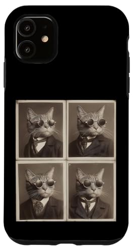 Lustige Photobooth-Katze mit Sonnenbrille und Anzug Hülle für iPhone 11 Lustige Photobooth-Katze mit Sonnenbrille und Anzug Hülle für iPhone 11 von Cat and Kitten Photograph Designs