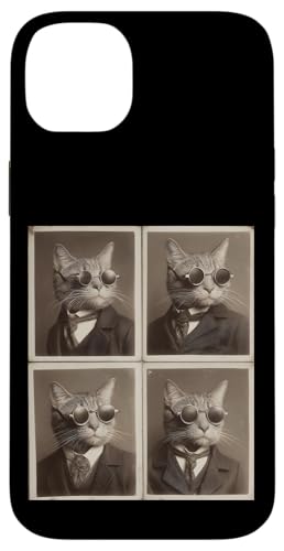 Lustige Photobooth-Katze mit Sonnenbrille und Anzug Hülle für iPhone 14 Plus Lustige Photobooth-Katze mit Sonnenbrille und Anzug Hülle für iPhone 14 Plus von Cat and Kitten Photograph Designs