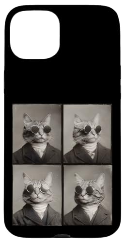 Lustige Photobooth-Katze mit Sonnenbrille und Anzug Hülle für iPhone 15 Plus Lustige Photobooth-Katze mit Sonnenbrille und Anzug Hülle für iPhone 15 Plus von Cat and Kitten Photograph Designs