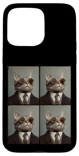 Lustige Photobooth-Katze mit Sonnenbrille und Anzug Hülle für iPhone 15 Pro Max Lustige Photobooth-Katze mit Sonnenbrille und Anzug Hülle für iPhone 15 Pro Max von Cat and Kitten Photograph Designs