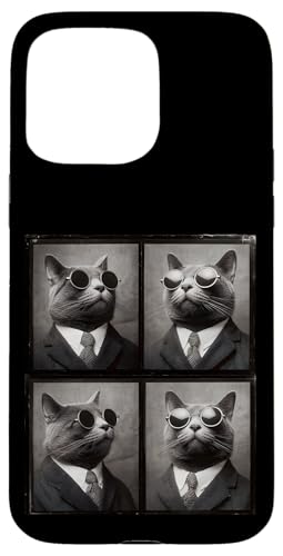 Lustige Photobooth-Katze mit Sonnenbrille und Anzug Hülle für iPhone 15 Pro Max Lustige Photobooth-Katze mit Sonnenbrille und Anzug Hülle für iPhone 15 Pro Max von Cat and Kitten Photograph Designs