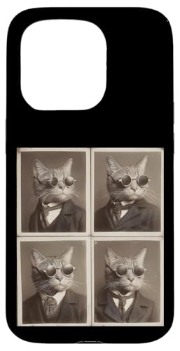 Lustige Photobooth-Katze mit Sonnenbrille und Anzug Hülle für iPhone 15 Pro Lustige Photobooth-Katze mit Sonnenbrille und Anzug Hülle für iPhone 15 Pro von Cat and Kitten Photograph Designs