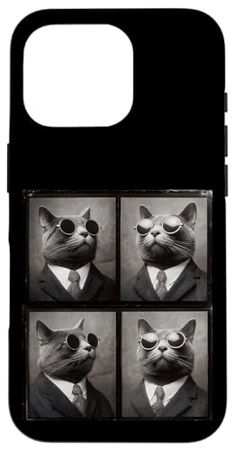 Lustige Photobooth-Katze mit Sonnenbrille und Anzug Hülle für iPhone 16 Pro Lustige Photobooth-Katze mit Sonnenbrille und Anzug Hülle für iPhone 16 Pro von Cat and Kitten Photograph Designs