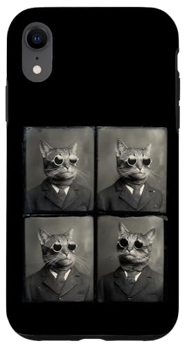 Lustige Photobooth-Katze mit Sonnenbrille und Anzug Hülle für iPhone XR Lustige Photobooth-Katze mit Sonnenbrille und Anzug Hülle für iPhone XR von Cat and Kitten Photograph Designs