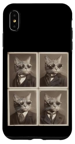 Lustige Photobooth-Katze mit Sonnenbrille und Anzug Hülle für iPhone XS Max Lustige Photobooth-Katze mit Sonnenbrille und Anzug Hülle für iPhone XS Max von Cat and Kitten Photograph Designs