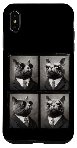 Lustige Photobooth-Katze mit Sonnenbrille und Anzug Hülle für iPhone XS Max Lustige Photobooth-Katze mit Sonnenbrille und Anzug Hülle für iPhone XS Max von Cat and Kitten Photograph Designs