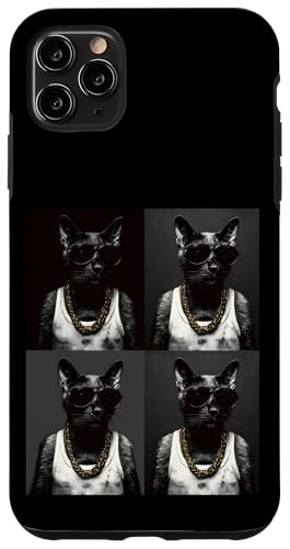 Vintage Photobooth Katze trägt Sonnenbrille und Anzug Hülle für iPhone 11 Pro Max Vintage Photobooth Katze trägt Sonnenbrille und Anzug Hülle für iPhone 11 Pro Max von Cat and Kitten Photograph Designs