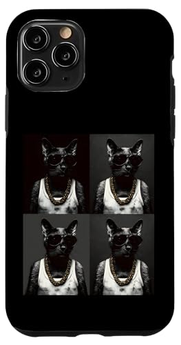 Vintage Photobooth Katze trägt Sonnenbrille und Anzug Hülle für iPhone 11 Pro Vintage Photobooth Katze trägt Sonnenbrille und Anzug Hülle für iPhone 11 Pro von Cat and Kitten Photograph Designs