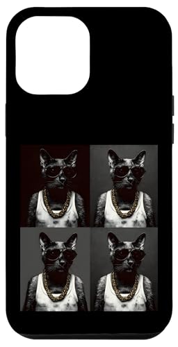 Vintage Photobooth Katze trägt Sonnenbrille und Anzug Hülle für iPhone 12 Pro Max Vintage Photobooth Katze trägt Sonnenbrille und Anzug Hülle für iPhone 12 Pro Max von Cat and Kitten Photograph Designs